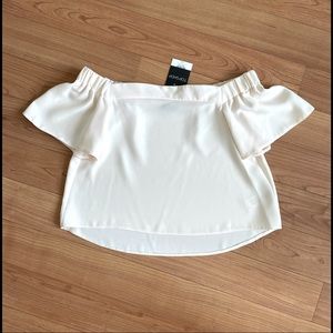 NWT TOPSHOP Off the Shoulder Top